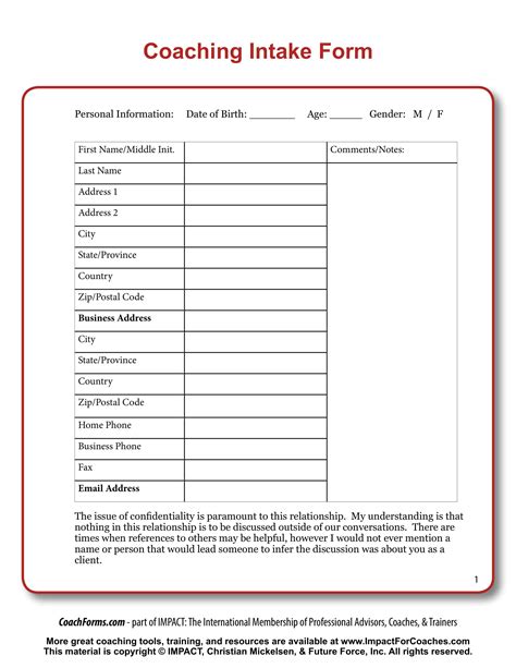 coaching questionnaire template.